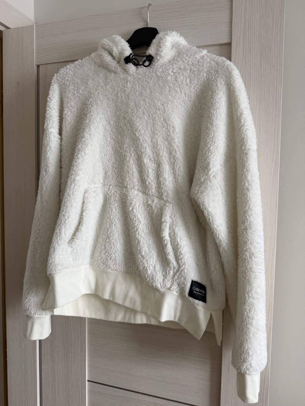 Calvin Klein Performance Cream Sherpa Hoodie